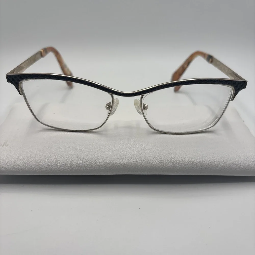 Christian LaCroix Metal Rim Eyeglass Frames CL3040 001 54-16-140mm France #D36
